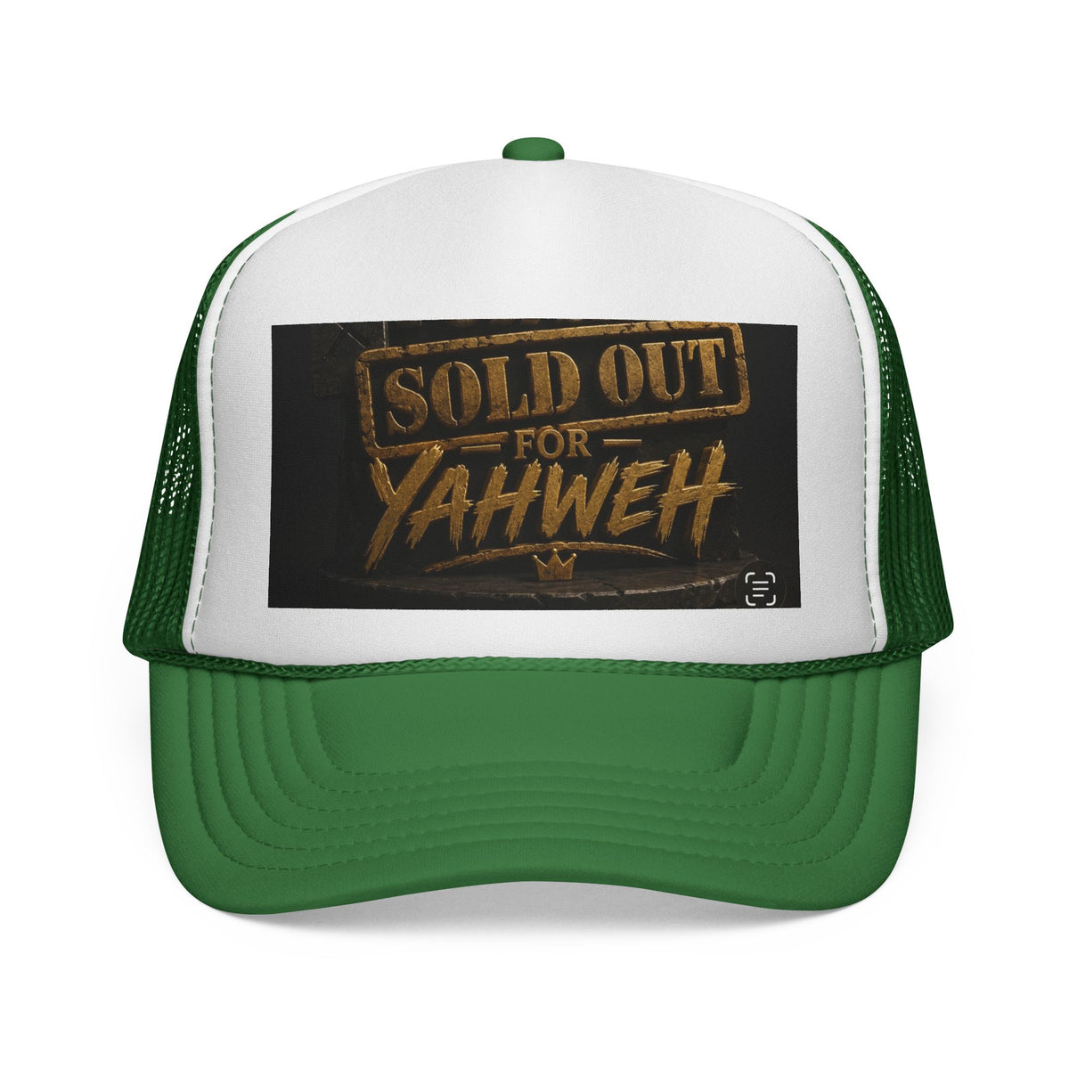 Sold Out for Yahweh Trucker Hat – Christian Faith Mesh Cap