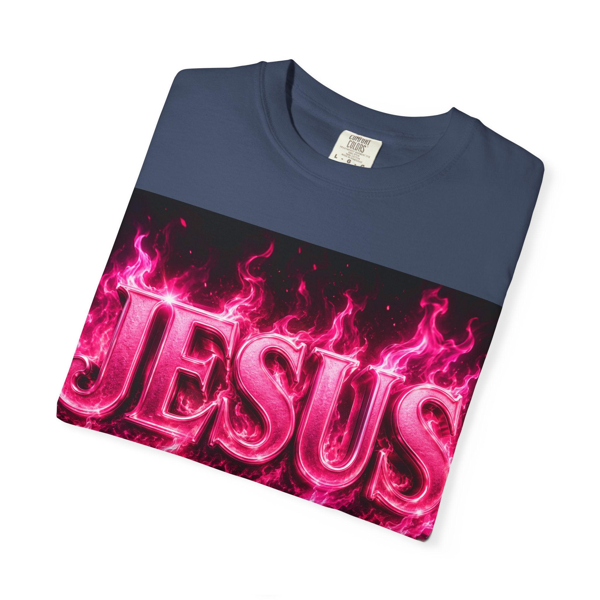 Jesus Pink Flame T-Shirt