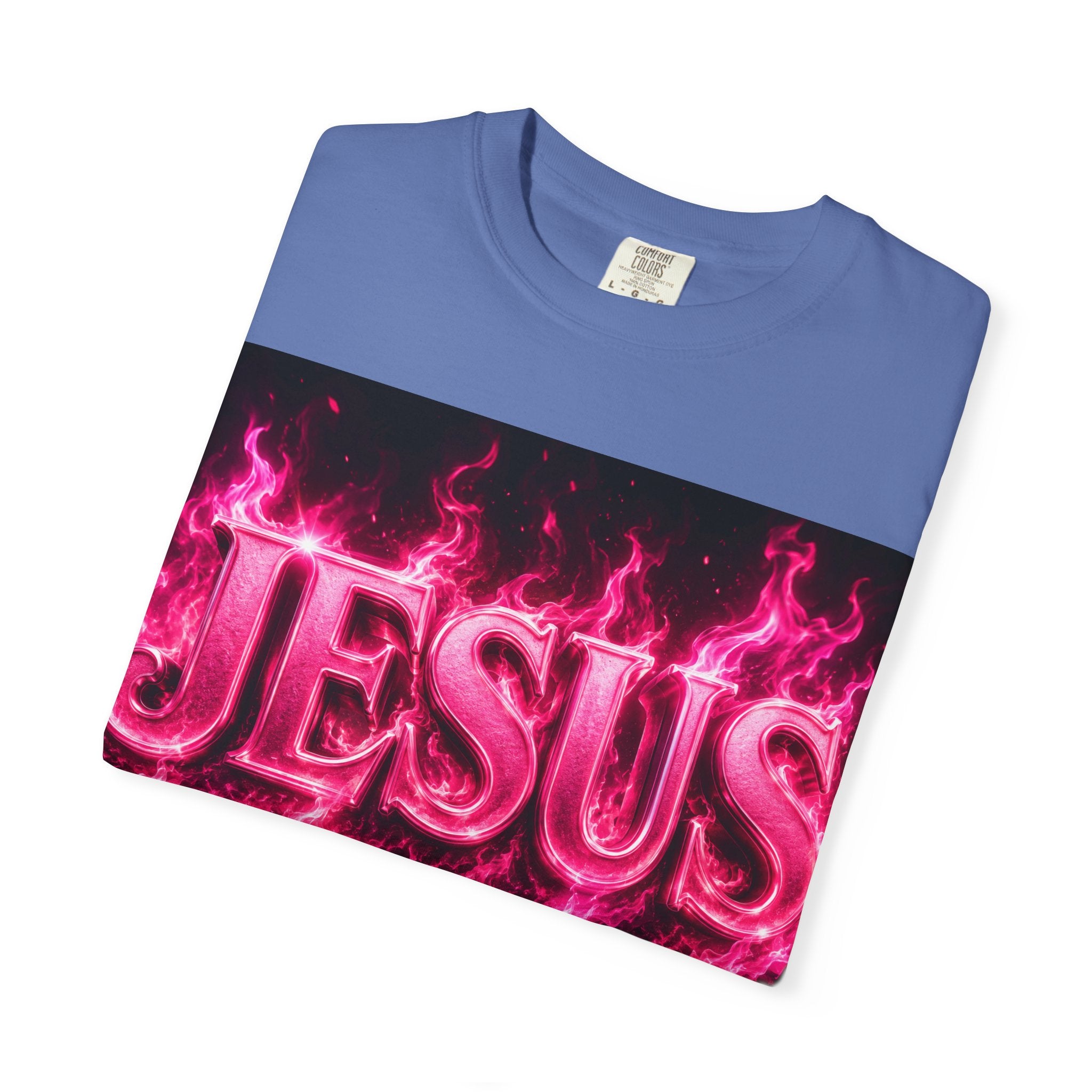 Jesus Pink Flame T-Shirt