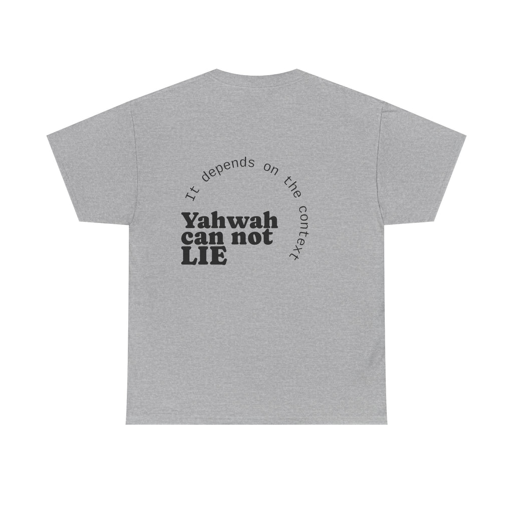 Yaweh Faith T‑Shirt - "What Yaweh Cannot Do Does Not Exist" Christian Tee