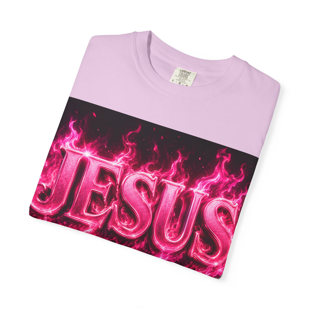 Jesus Pink Flame T-Shirt