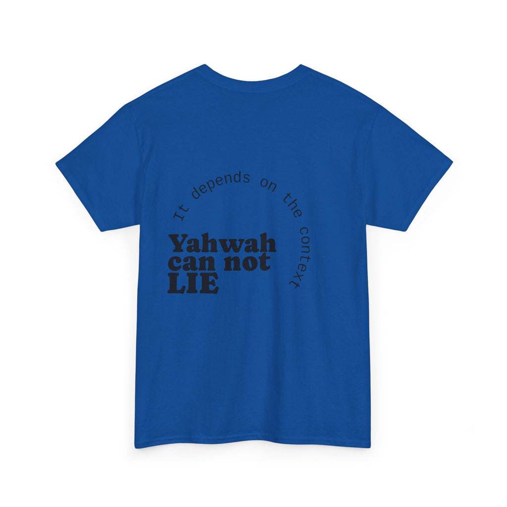 Yaweh Faith T‑Shirt - "What Yaweh Cannot Do Does Not Exist" Christian Tee