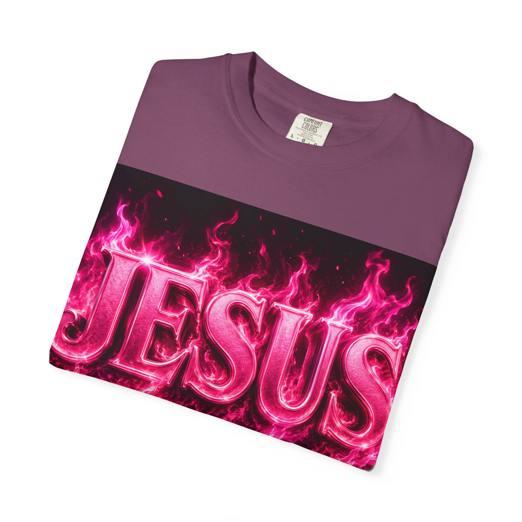 Jesus Pink Flame T-Shirt